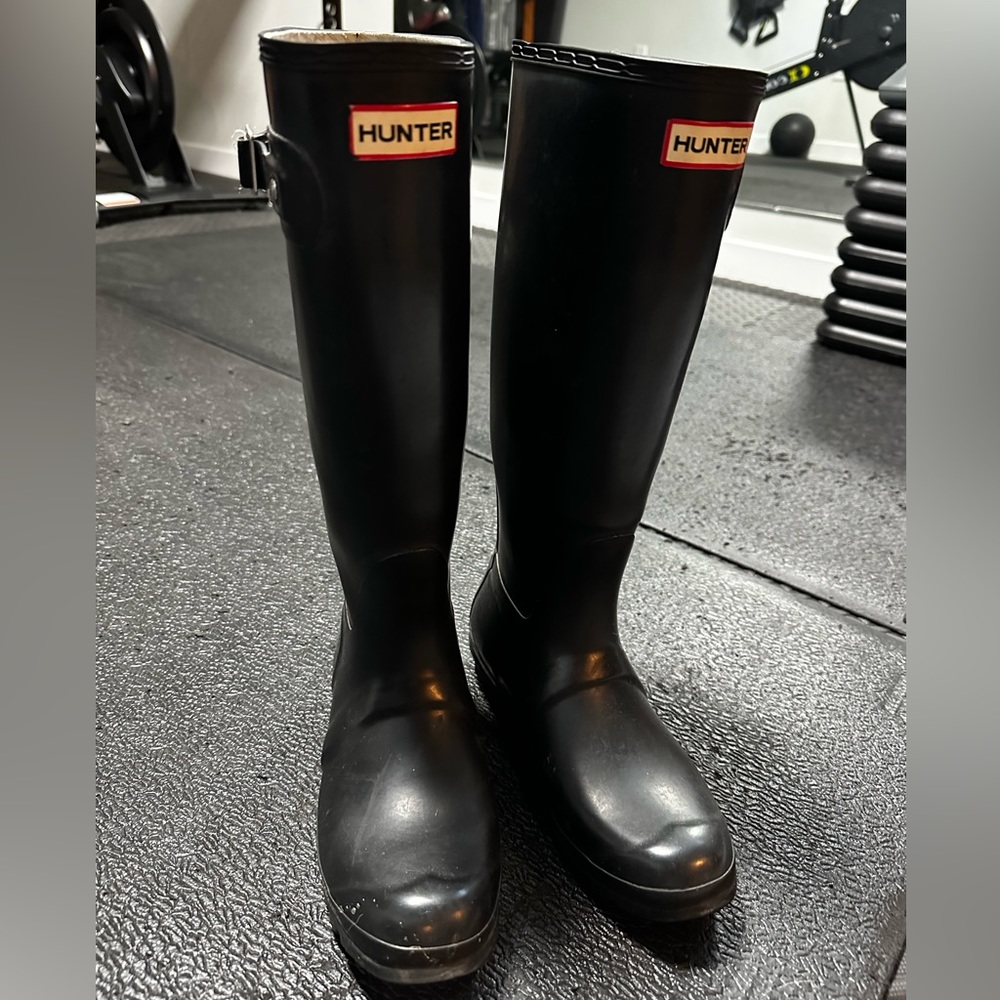 Hunter rain boots